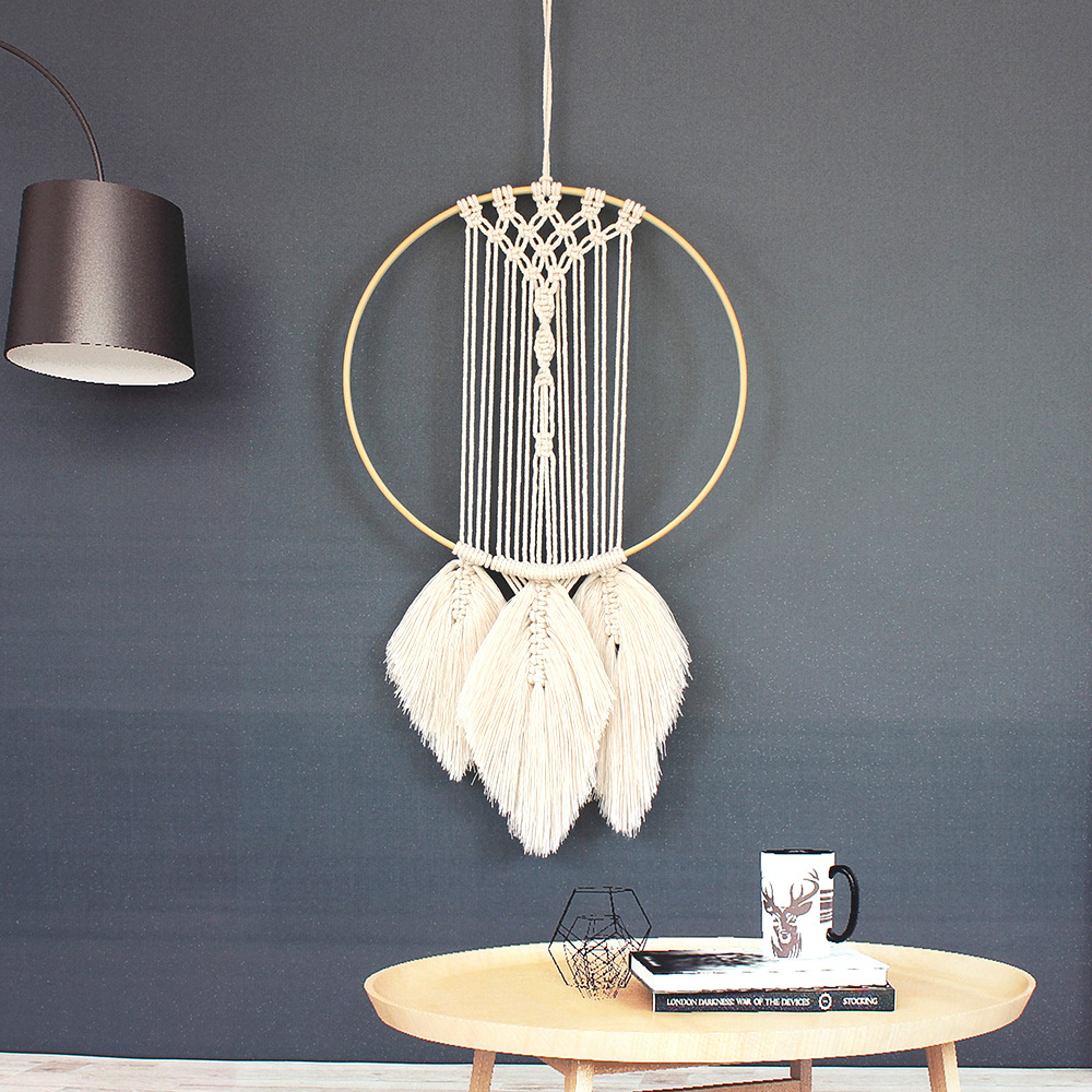 Bohemian Tapestry Cross-border International Trade Supply Wall Background Decoration Ornament Dreamcatcher Indoor Bedside Wall Hanging Decor