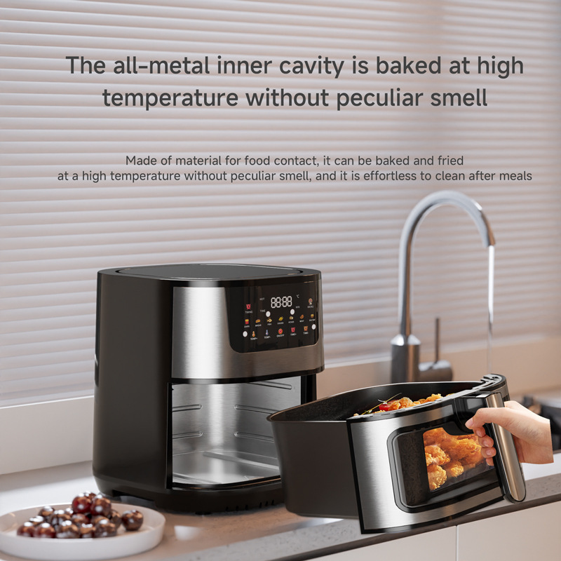 15L Air Fryer Air Fryer Household Large Capacity Intelligent Stainless Steel Electric Fryer Multifunctional Electric Oven