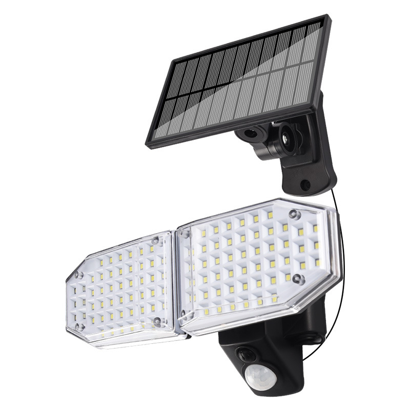 Wall lamp solar energy light solar street light rotating split waterproof street light human body induction road lighting courtyard