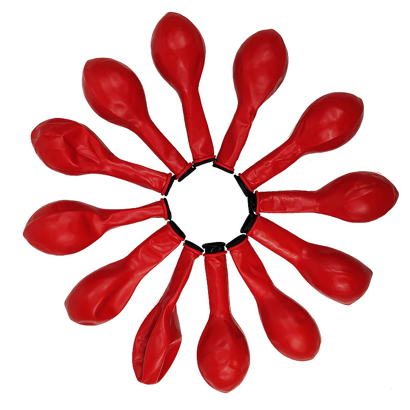 Wedding bedroom scene decoration supplies festive double-layer pomegranate red balloon wedding room layout wedding wedding balloon