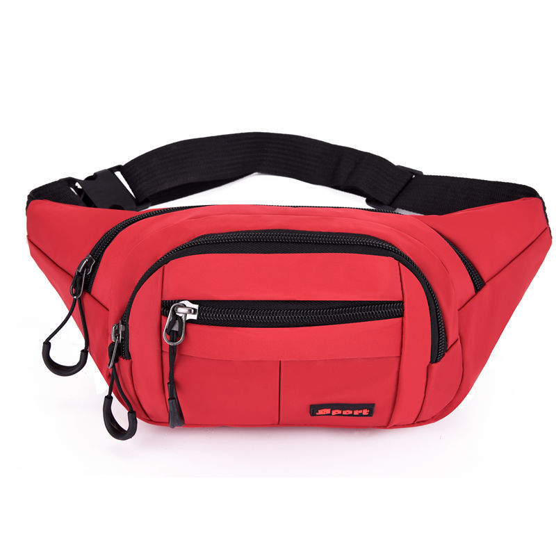 New men's and women's waist bag business money collection large capacity bag sports multi-functional messenger bag casual waterproof mobile phone chest bag