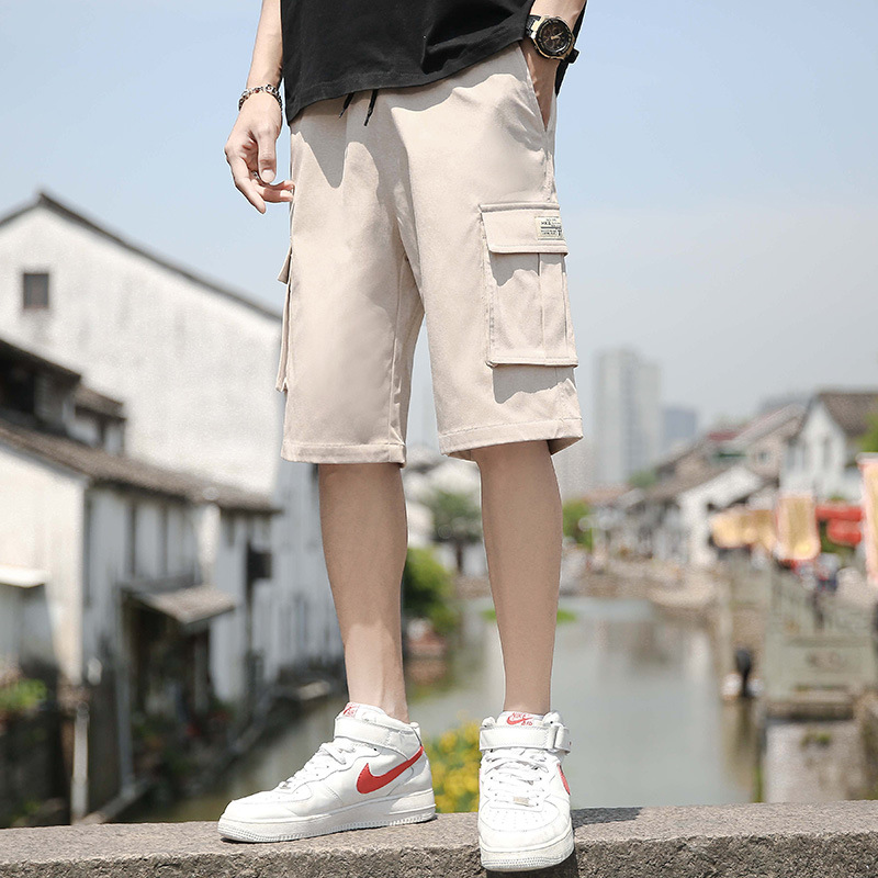 Tooling Shorts Men's Summer New Trendy Brand Sports Men's Pants Loose Outer Wear Pants Thin Casual Pants for Men