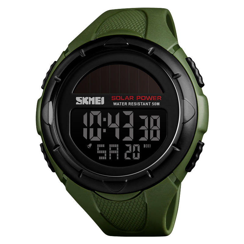Skmei fashion personalized creative solar electronic watch multi-functional waterproof watch wholesale factory direct sales