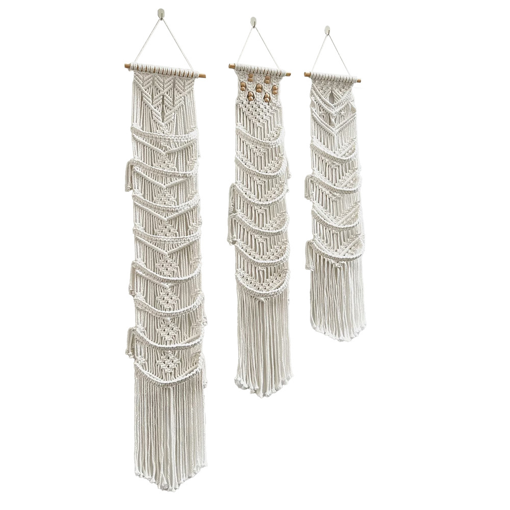 Amazon new hand-woven tapestry cap storage wall-mounted hat rack bohemian home decoration