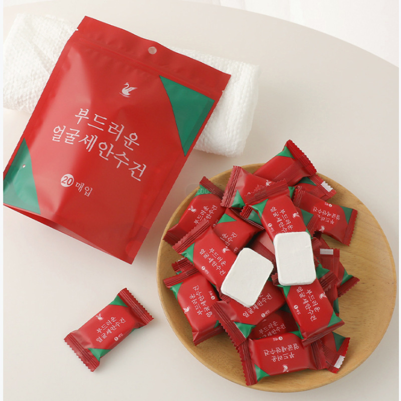 Compressed towel face towel women's cotton travel disposable portable factory direct sale