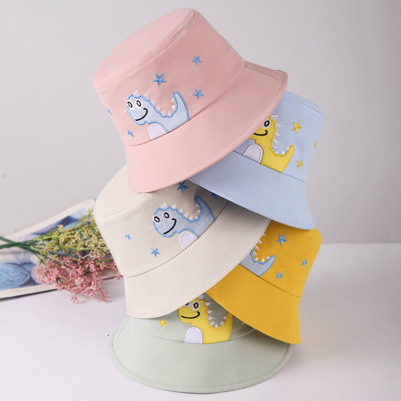 Children's basin hat baby bear fisherman hat 2021 new boys and girls sun hat outdoor sun hat wholesale