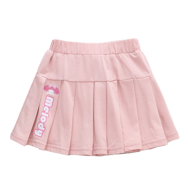 2024 Children's Wear Summer Dress New Girls' Skirt Small Skirt Fake Two-Piece Skirt Little Girl's Foreign Trade One-Piece Hair