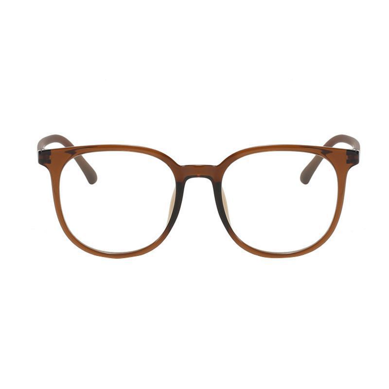 超轻大框近视眼镜女款无度数高清防蓝光平光镜精致高级感眼镜框架