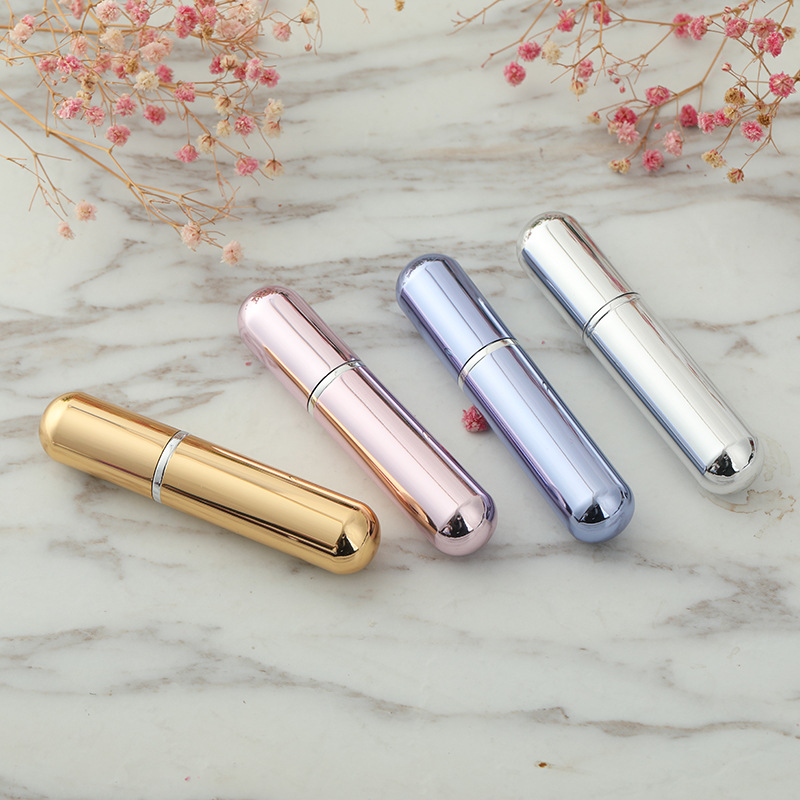 5ml perfume packaging bottle portable spray bottle hydrating spray bottle small sample anodized cosmetics packaging logo printing