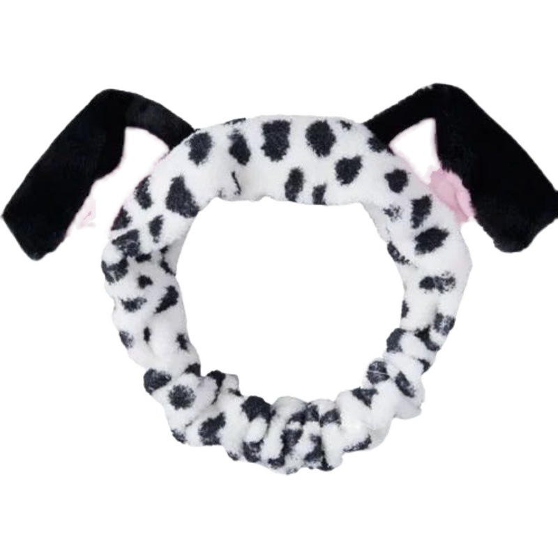 Liu Yuxin Cute Kuila 101 Dalmatian Dog Plush Hair Band Sweet Japanese ins Hair Band Headband Trendy Headwear