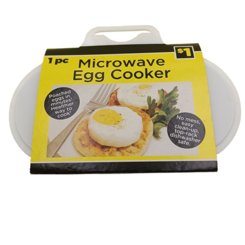 Plastic PP microwave oven egg steamer kitchen fried egg tools DIY egg tools (in stock wholesale)