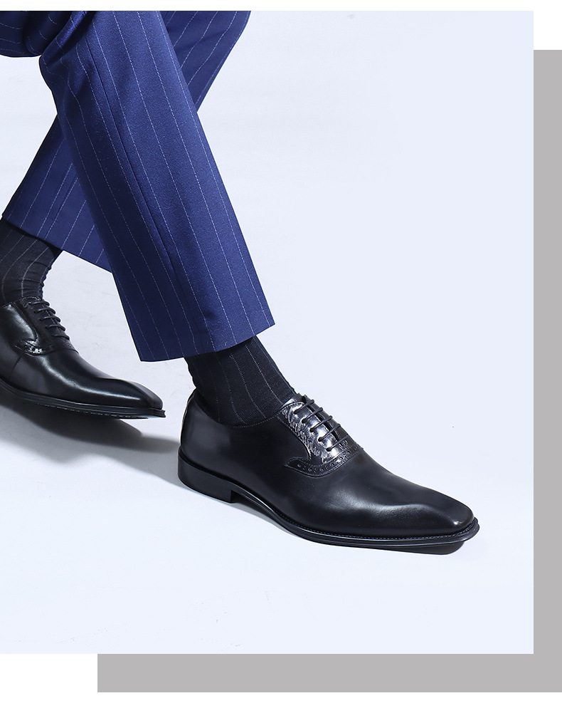 37-46 Handgefertigte Lederschuhe Herren Oberschicht Rindsleder Business Kleid Echtleder Brock Carved British Retro Hochzeitsanzug Schuhe_voghion.com