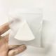 Triangle puff frosted bag