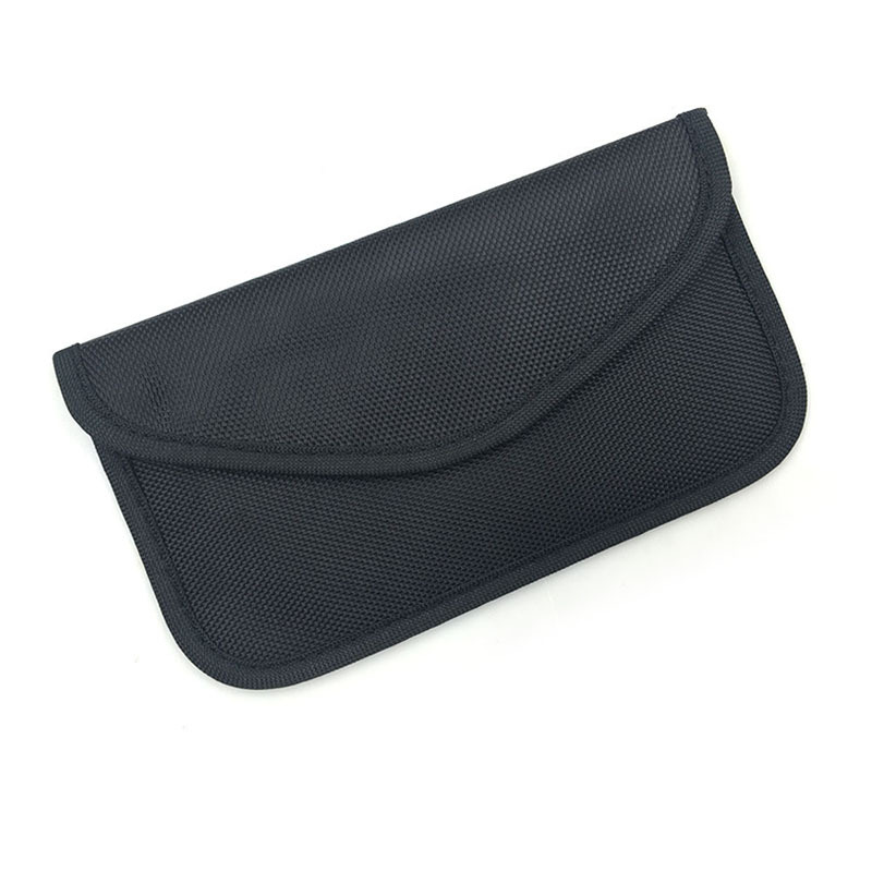 210D foreign trade Oxford cloth anti-radiation bag car key bag 6.5 inch machine interest RFID mobile phone signal shielding bag