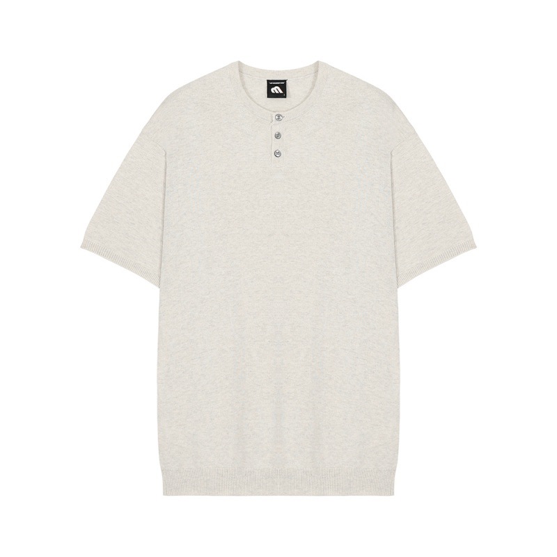 MYQ Men's Short Sleeve T-Shirt Korean Style Trendy Summer Thin Slim Half Sleeve Top Ice Silk Knitted Underwear