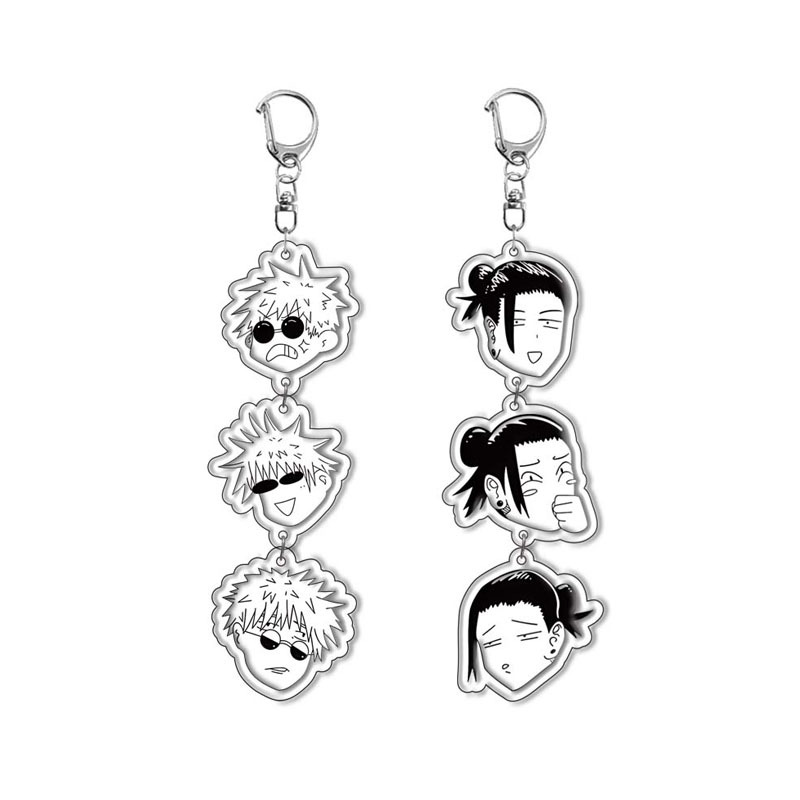 Return of Spells, Hirohito Knotweed Acrylic Keychain Pendant Animation Peripheral Cross-Border Mezzanine Three-piece Set