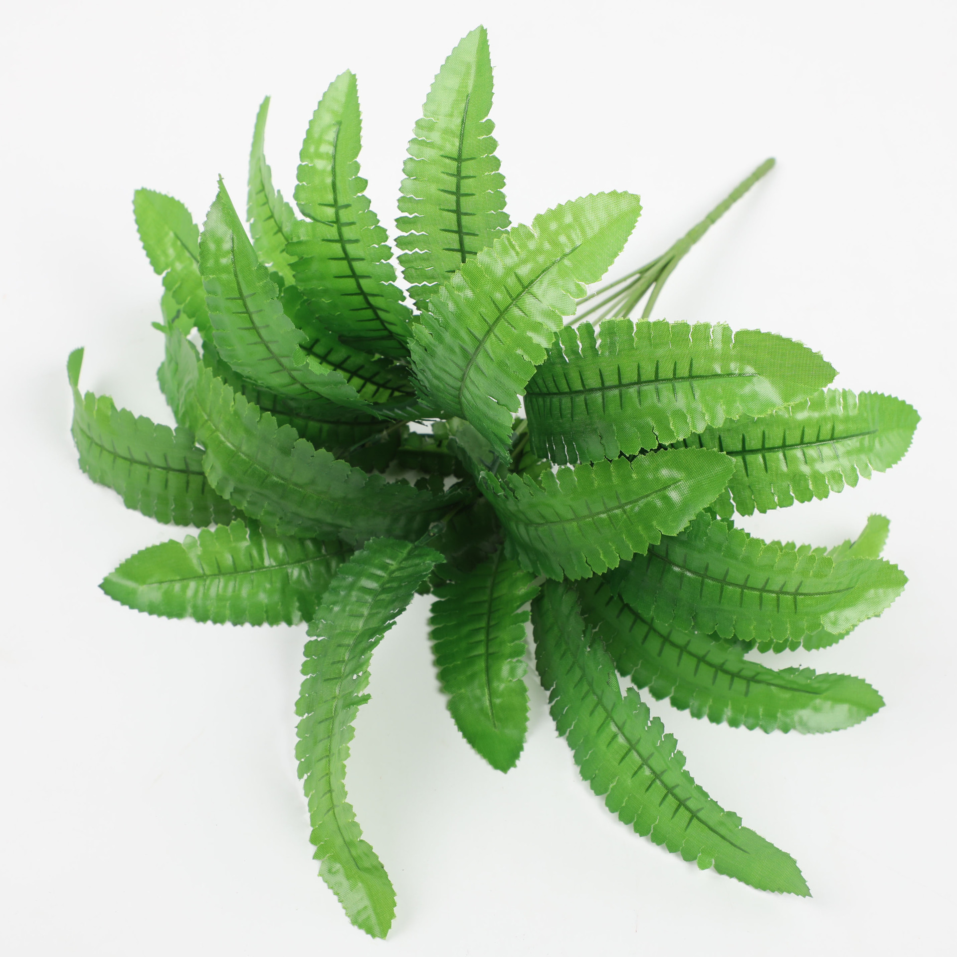 Simulation of green plant wall small leaves bunch of green rose leaf artificial flower matching material landscaping bouquet 