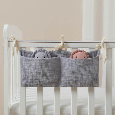 Baby Bed Hanging Storage Diaper Storage Bag Bedside Hanging Bag Children's Bedside Diapers Baby Cotton Diaper Bag