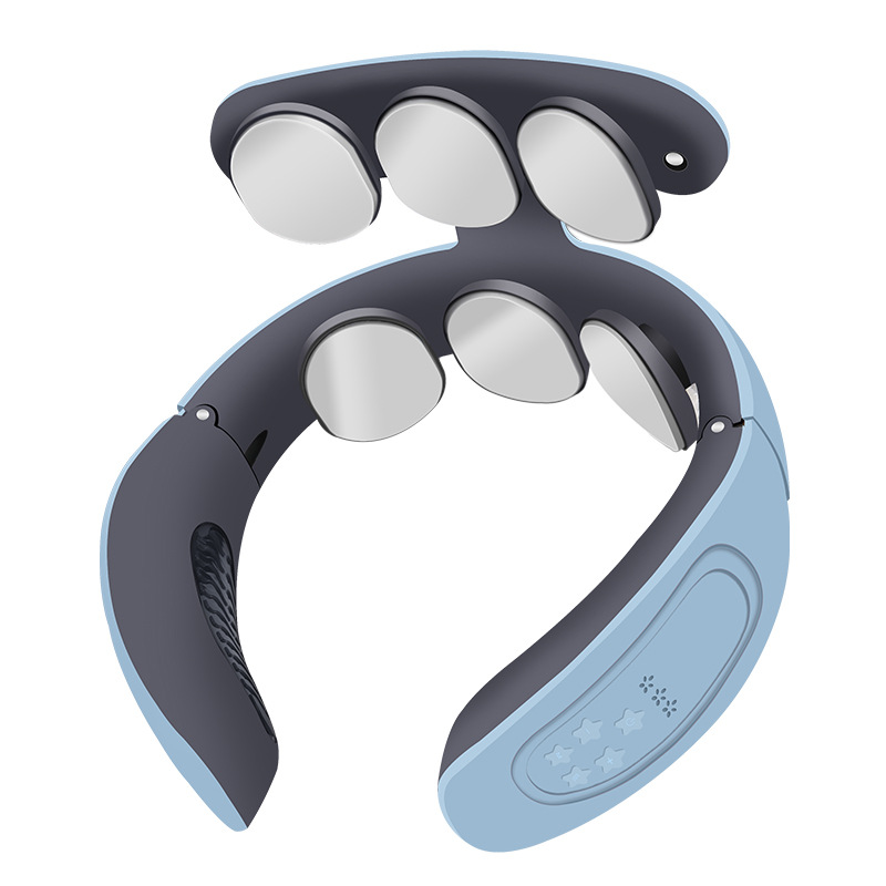 Factory wholesale EMS micro-current cervical massage instrument neck and shoulder physiotherapy instrument neck massage artifact intelligent neck protection instrument