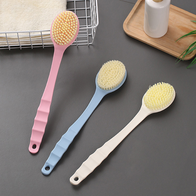 Bathing brush back rubbing does not ask for long handle brush soft hair double-sided bath brush mud rubbing ash rubbing bath brush back artifact