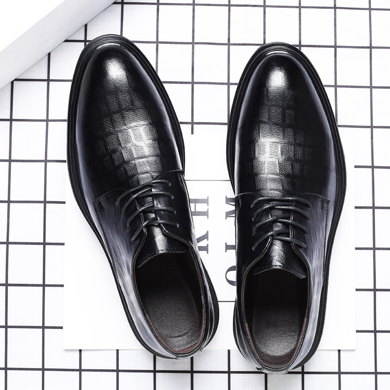2023 Neue Leder Herrenschuhe Weiche Sohle Rutschfeste Verschleißfeste Jugend Hochzeitsschuhe Business Büro Kleid Freizeitschuhe Trendy_voghion.com