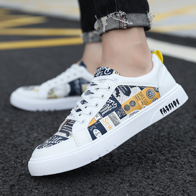 2024 Spring New Canvas Shoes Small White Student Sneakers Sports Casual Men's Colorblock Trendy Large Size Niche Men's Shoes