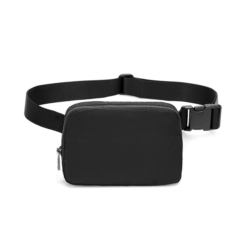 Waist Bag Lulu Same Style Waist Bag Leisure Outdoor Sports Running Chest Bag Crossbody Ins Waist Satchel Men's Chest Bag Trendy