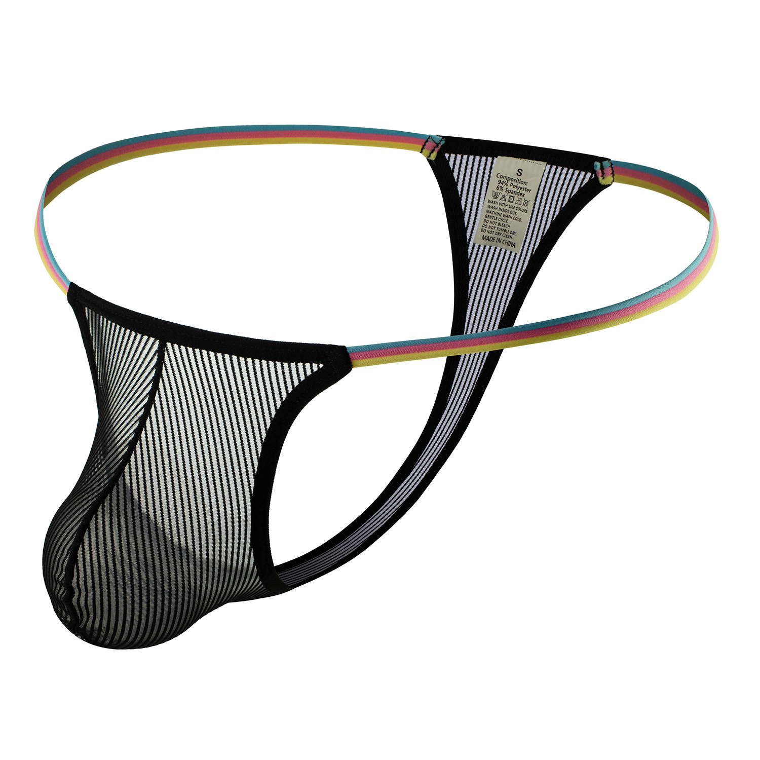 Men's Underwear G-string Sexy Men's Underwear Transparent Men's Elastic Temptation Sexy T-pants Men's T-string B640