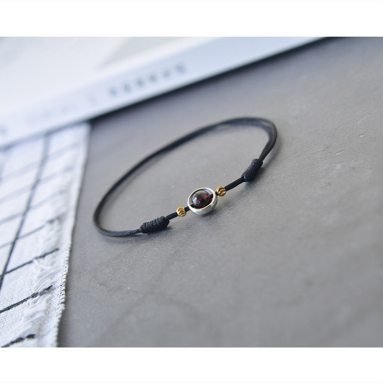 grape-beaded-anklet-jewelry-accessories-womens-red-rope-tied-anklet-korean-style-simple-unique