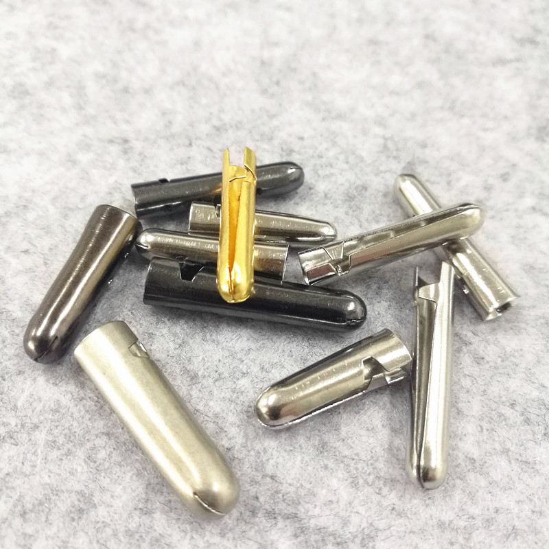 Bullet metal shoe head DIY manual installation rope head accessories buckle cap rope protection head shoe buckle