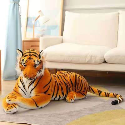 Artificial Tiger Plush Toy Doll Large Amur Tiger Doll Children's Rag Doll Cute White Tiger Pillow Doll