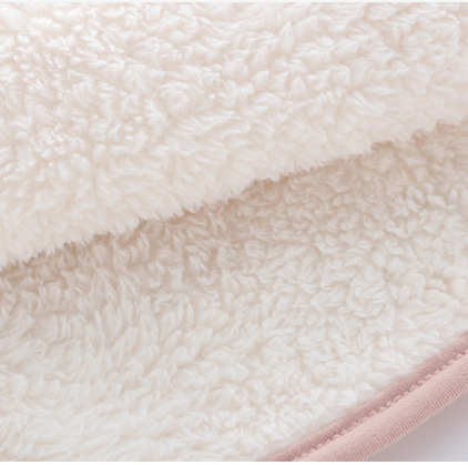 Korean style 01234-year-old thickened cloak autumn and winter children's baby girl lace hooded warm fleece-lined cloak