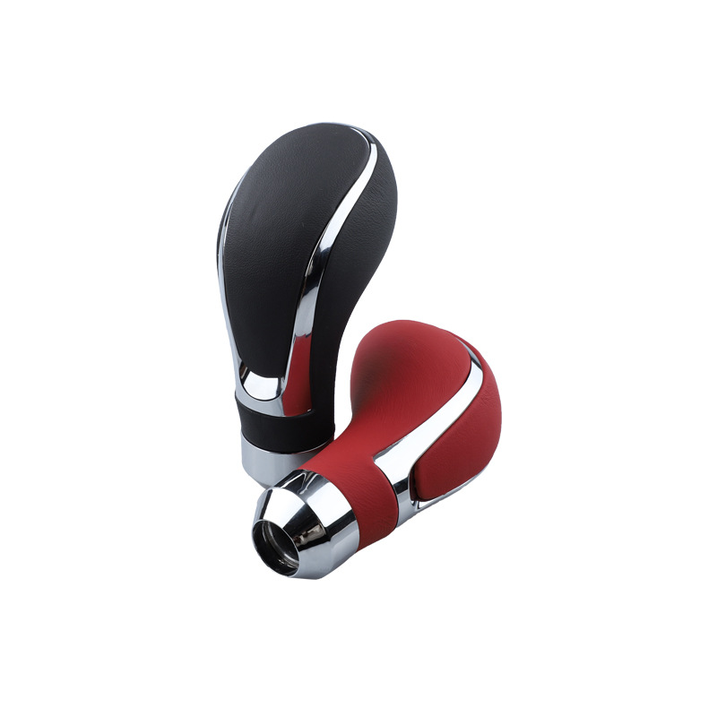 Car leather shift head modified shift handle head shift lever manual automatic universal shift lever personalized shift head