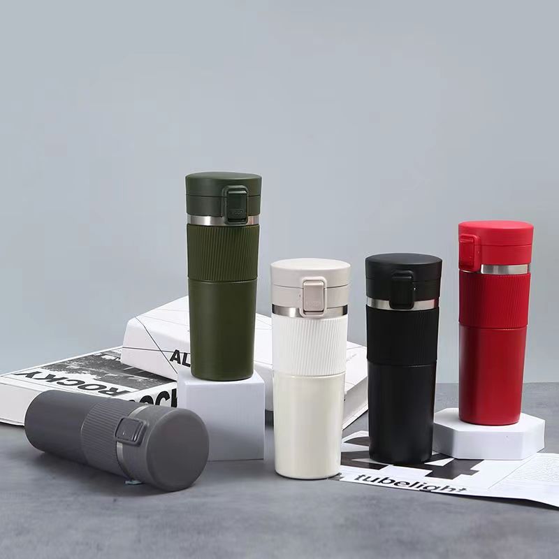 Cross-border generation stainless steel coffee cup high-value coffee cup men's and women's car coffee cup bouncing coffee cup
