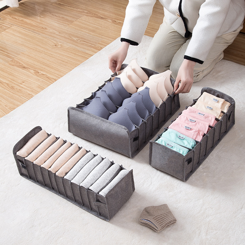 New bedroom bra storage box Drawer Wardrobe socks storage box bedside storage box