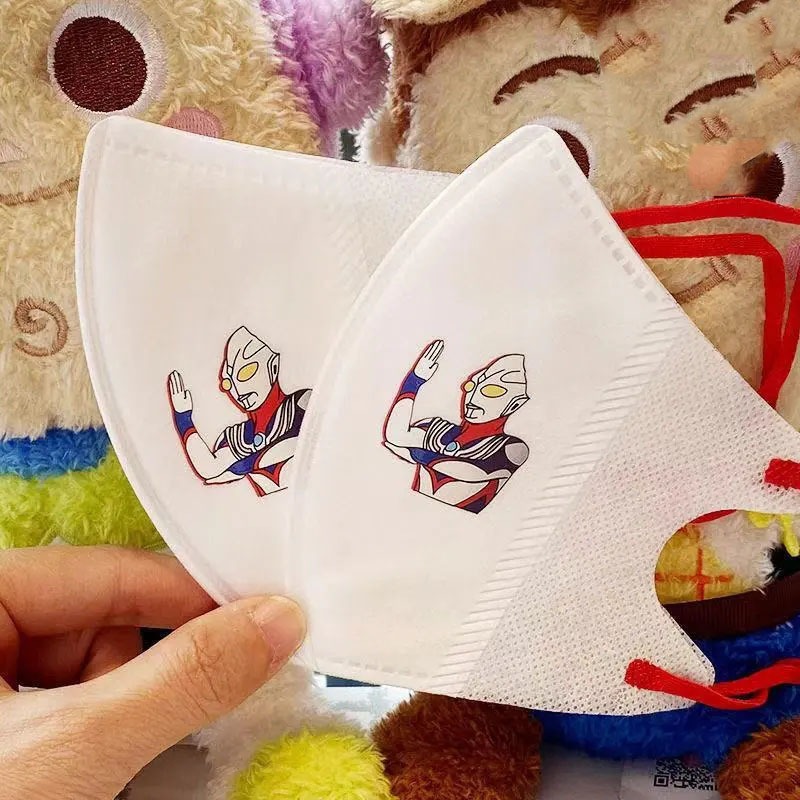 Children's Mask 3d three-layer protective mask cartoon student children breathable printing wholesale independent mask