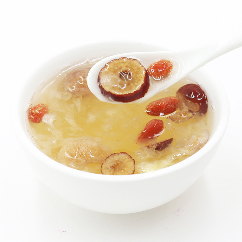 Red date lotus seed silver ear soup freeze-dried lily snow pear medlar instant soup non-boiled rose silver ear soup instant instant instant brewing