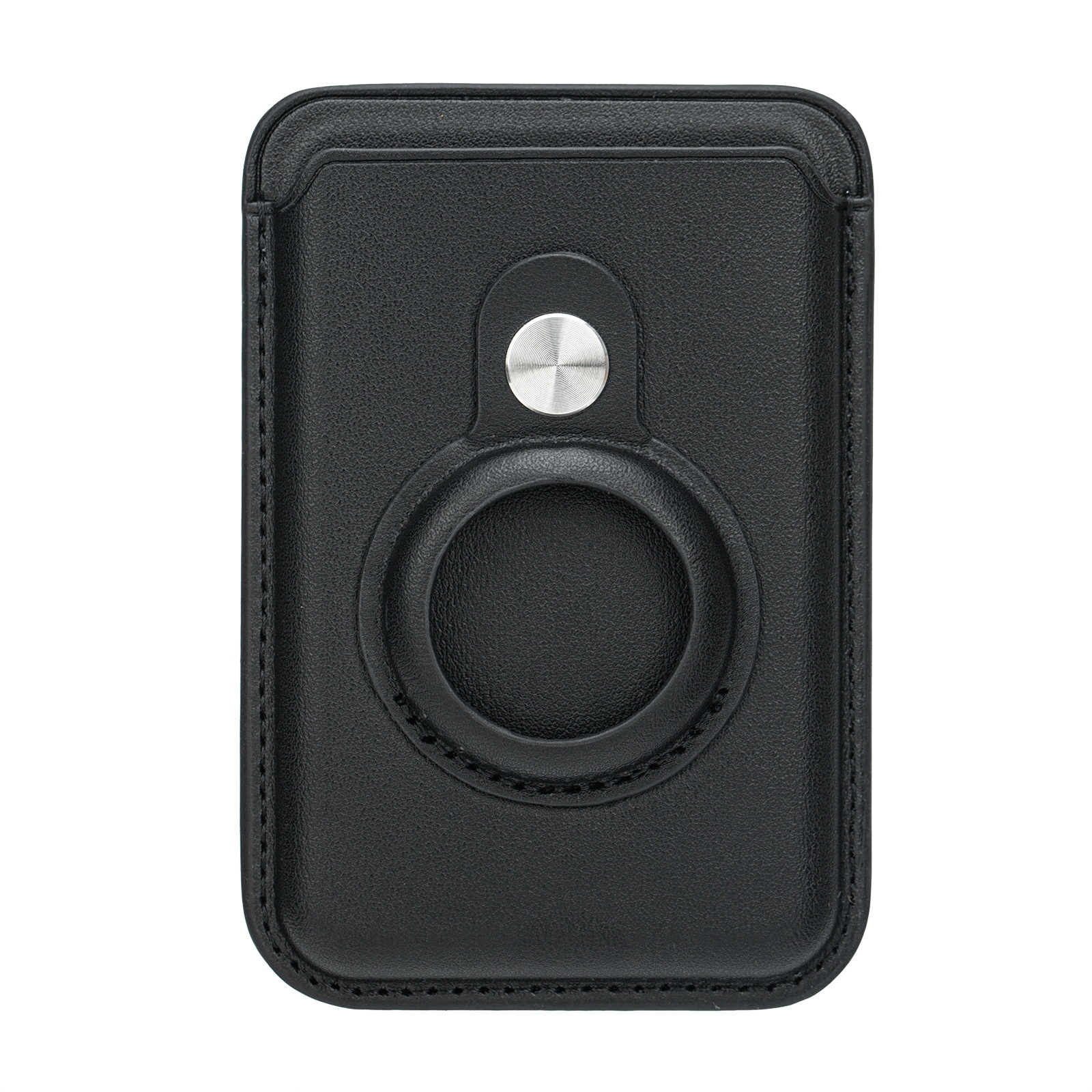 Cross-border airtag locator microfiber card holder multi-energy wallet wallet anti-theft card holder tracker protective cover factory
