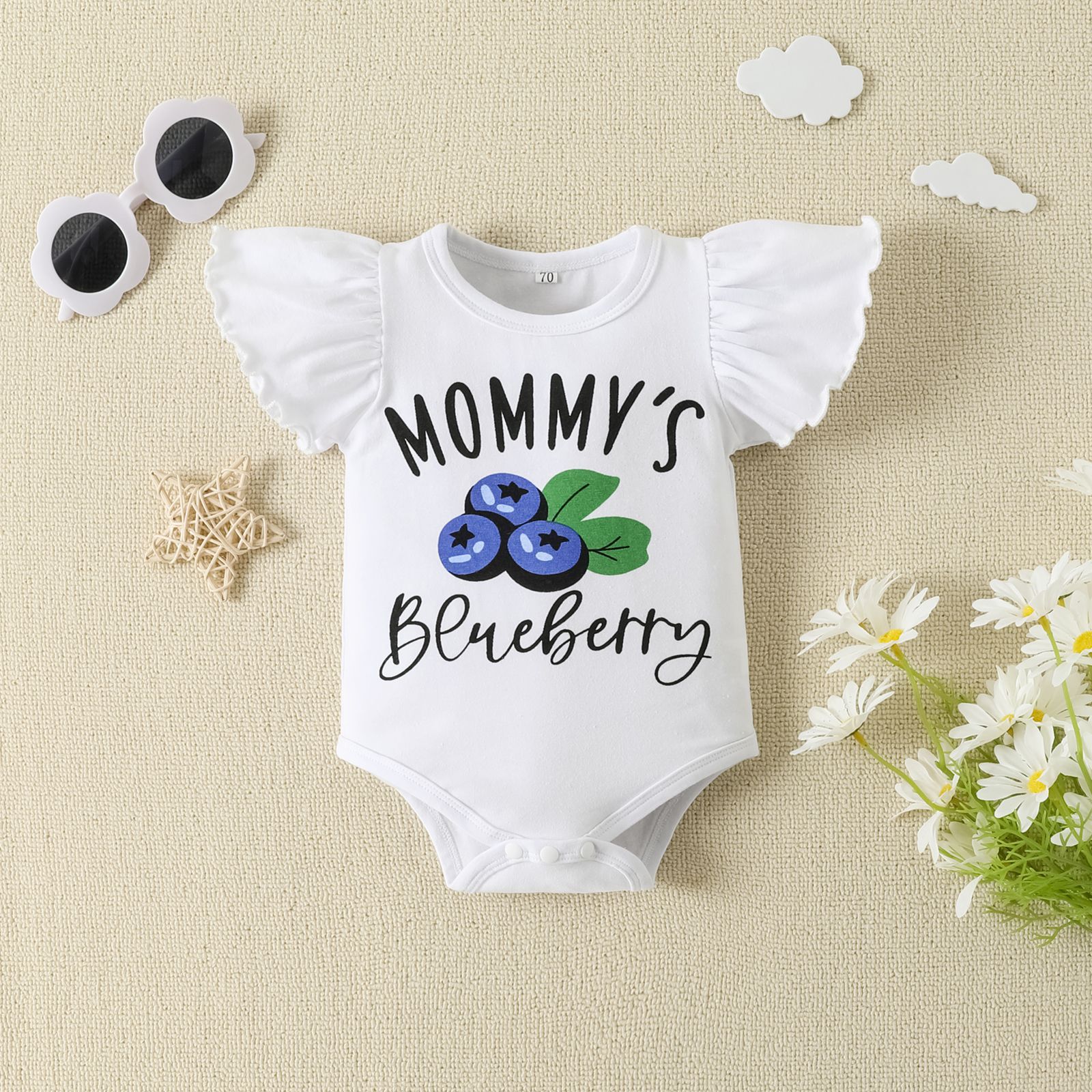 Cross-border Children's Wear Baby ins Summer Short-sleeved Set Printed Shorts with Hair Band Three-piece Set Foreign Trade Baby Children's Wear