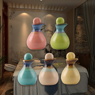 Thai Beauty Salon Essential Oil Bottle Essential Oil Pot Duckbill Bottle Ceramic Bottle Fragrance Bottle Smoked Oil Volatile Perfume Bottle Set