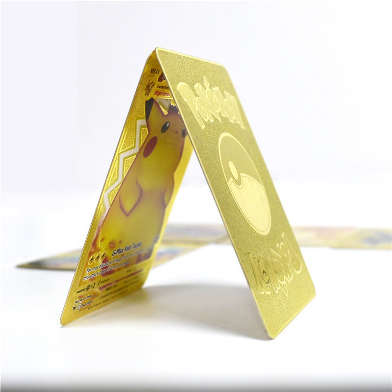 Hot New Van Gogh Metal Card Pokemon Pokemon Pokemon Foreign Trade Collection Game Card
