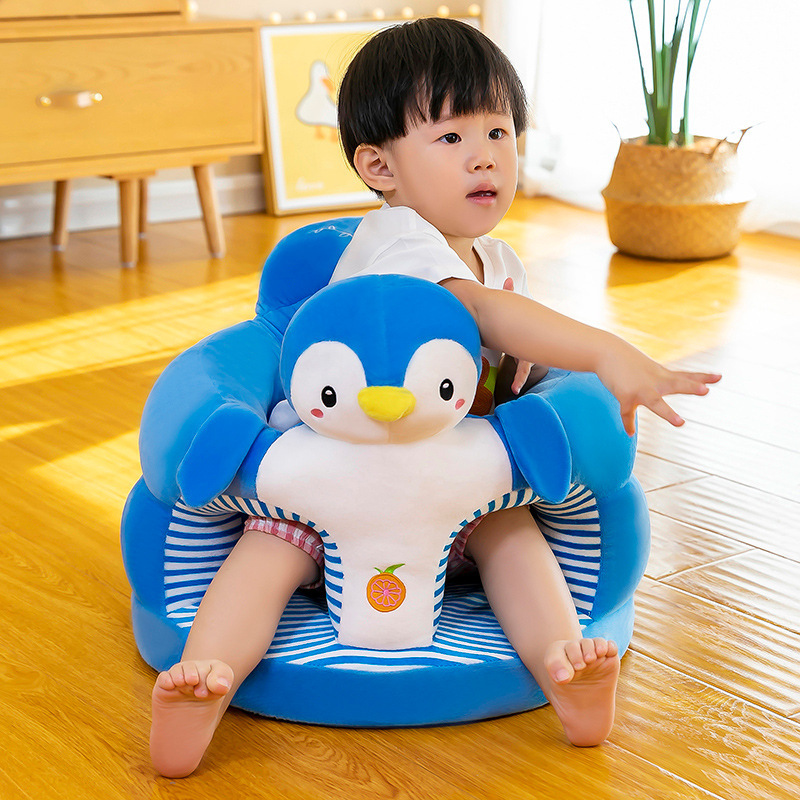 Balanced bottom anti-rollover safety baby learning to sit on sofa children's small sofa cartoon infant seat cross-border wholesale