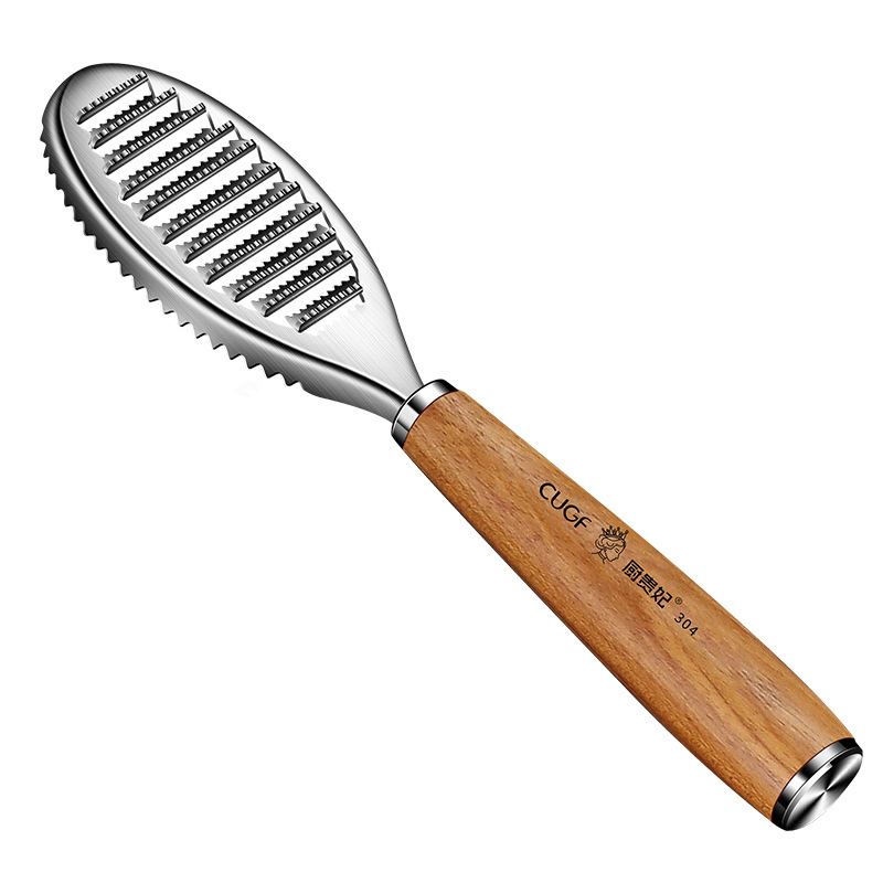 うろこの神器はうろこの道具に行ってうろこをかすめ取る器は魚を殺す専用の304ステンレスの家庭用うろこを打つ器のうろこを削ります。|undefined