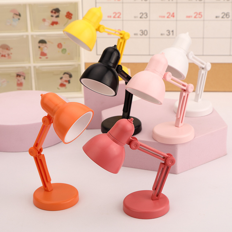 MINI Night Light LED desk lamp student dormitory reading non-plug-in dormitory girl bedside lamp reading ins small lamp