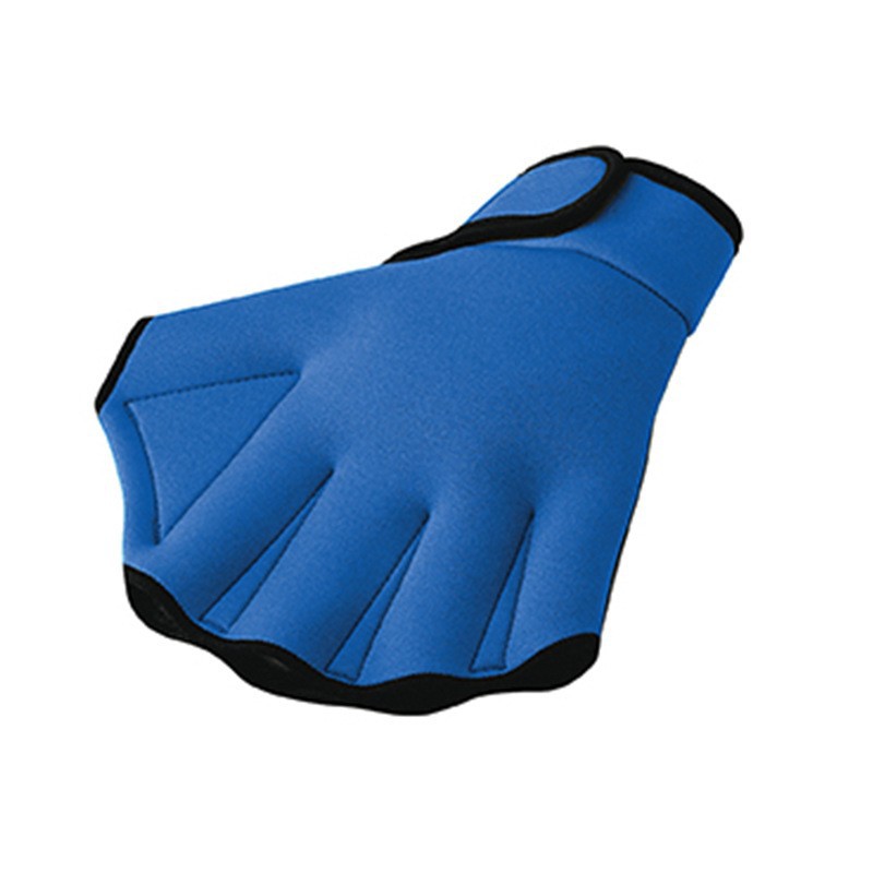 Factory wholesale Amazon hot diving material webbed rubber swimming gloves swimming training duck palm paddling