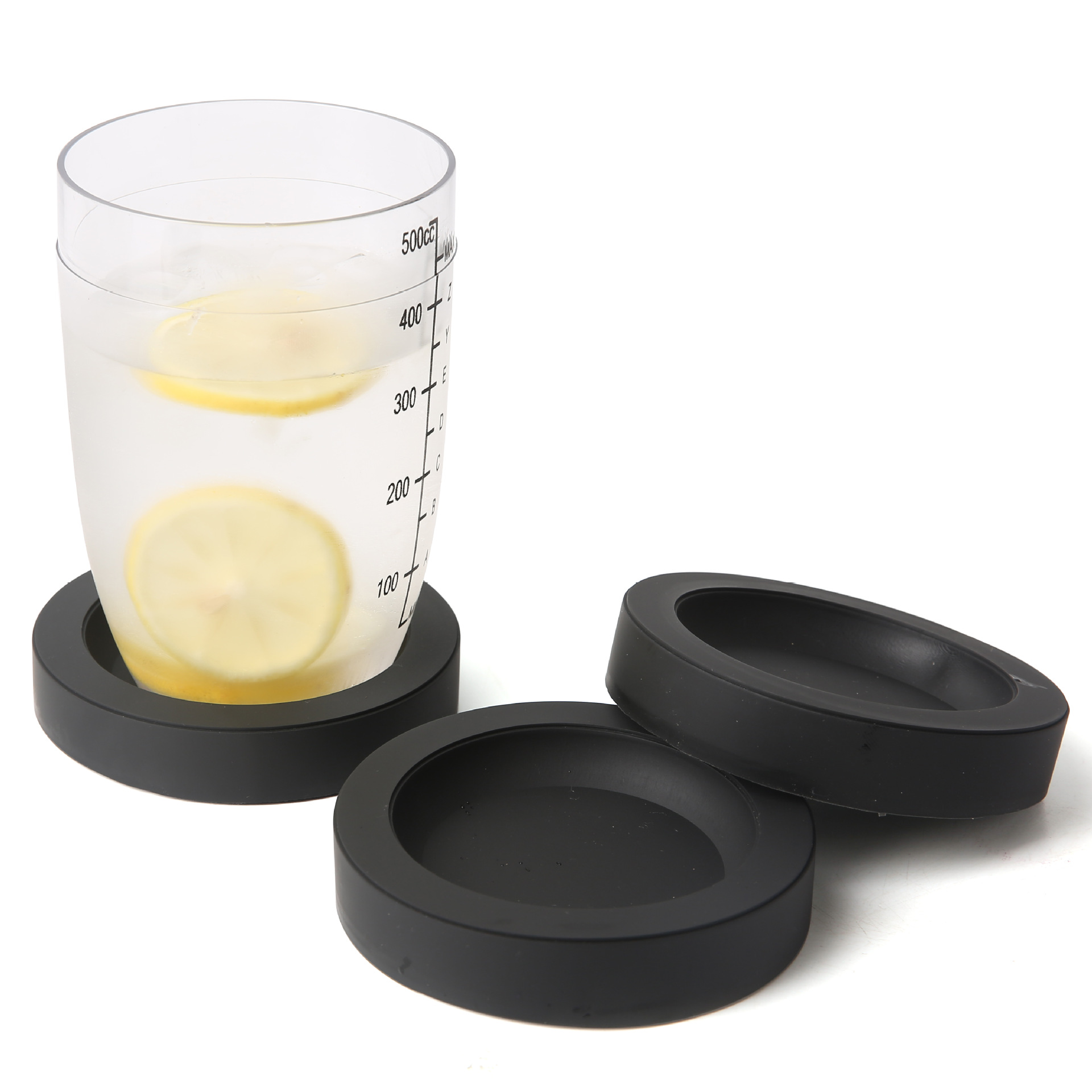 Schick Cup Anti-Slip Mat Blow Hand Lemon Tea Tool Milk Tea Shop Bar Mat Silicone Mat Round Shock Mat