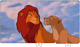 Adhesive keychain--lion love