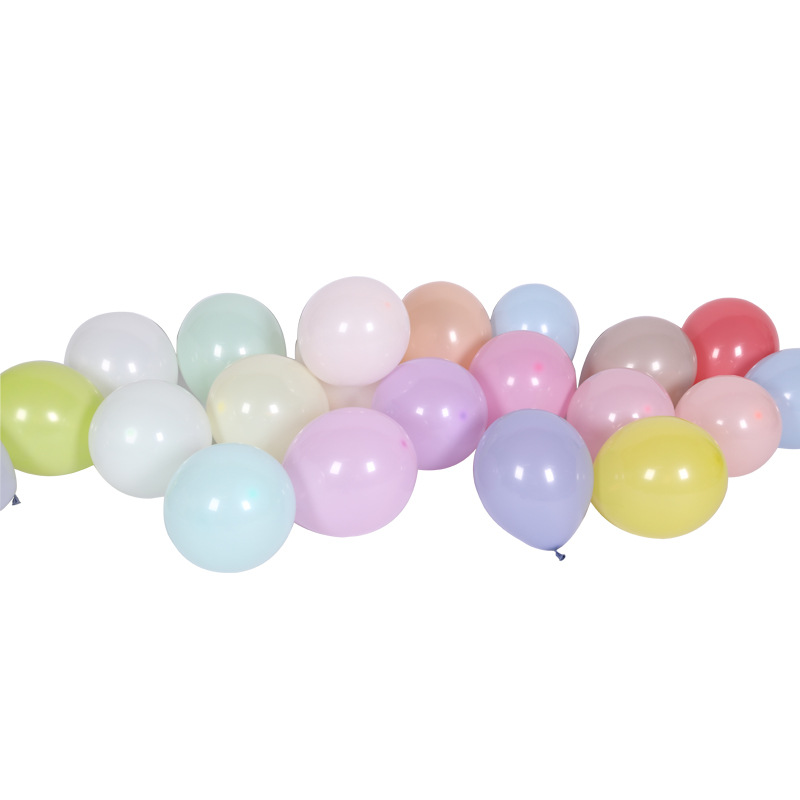 Wedding room layout balloon chain set decoration wedding 10 inch macaron children's birthday party latex balloon wholesale