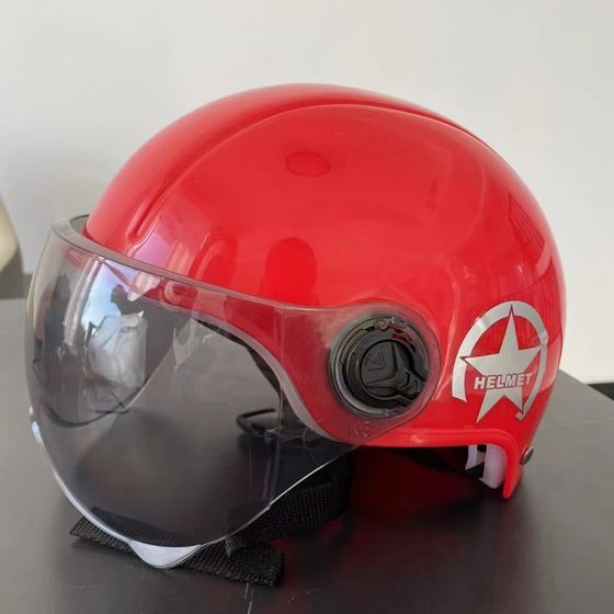 Summer men's and women's harley electric safety helmet sun protection adult helmet men's and women's four seasons half helmet universal electric car