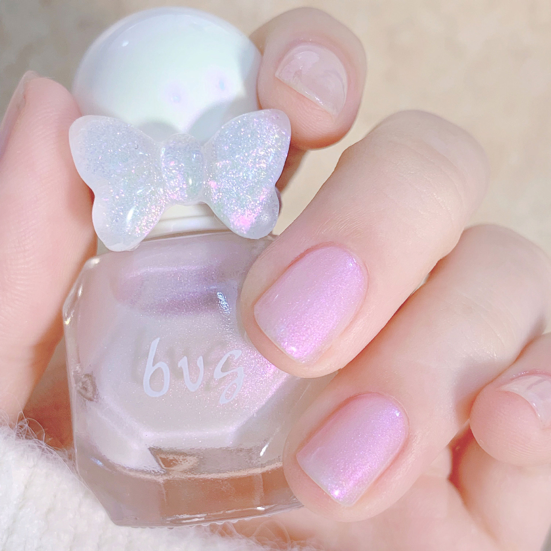 bvg10ml floral water-based nail polish Multicolor Fine flash bake-free durable peelable pearlescent nail polish novice wholesale